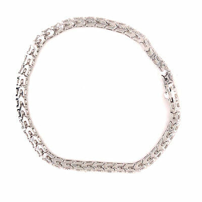 14K Diamond 6.28 Carat Tennis Bracelet White Gold
