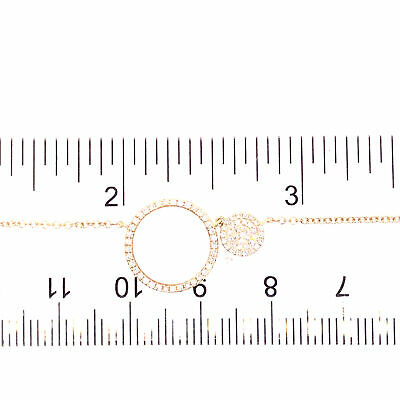 14K Mother of Pearl and Diamond Necklace Yellow Gold