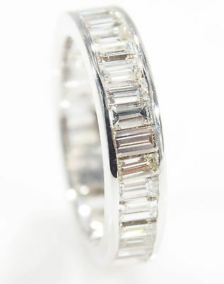 10K Diamond Eternity Band Ring White Gold