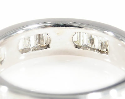 10K Diamond Eternity Band Ring White Gold
