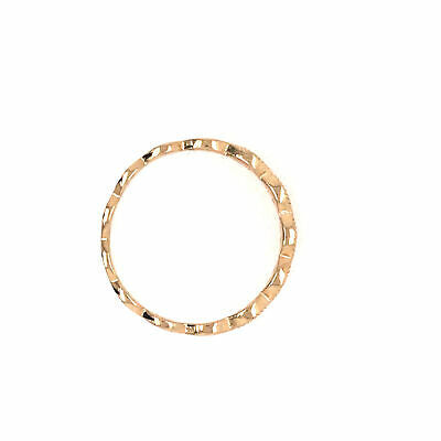 14K Diamond Marquise Shape Cluster Band Yellow Gold