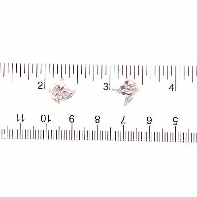 18K Marquise Diamond Earrings White Gold