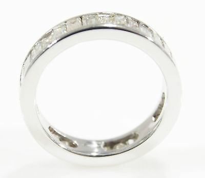 10K Diamond Eternity Band Ring White Gold