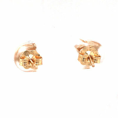 14K Diamond Three-Stone Cluster Earrings Yellow Gold