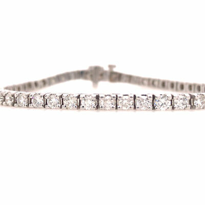 14K Diamond Tennis Bracelet White Gold