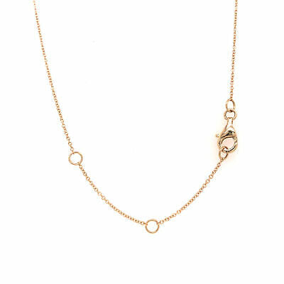 14K Diamond Pave Disc Necklace Yellow Gold 0.12ctw