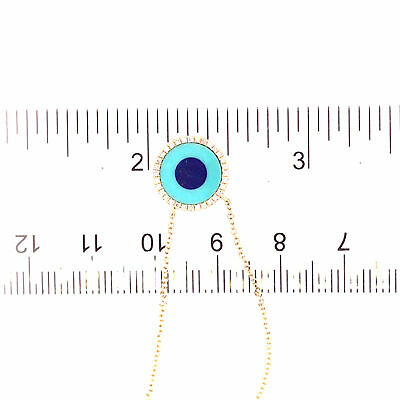 14K Turquoise, Lapis and Diamond Necklace Yellow Gold