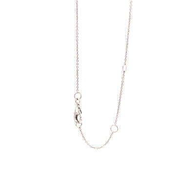 14K Diamond Hamsa Necklace White Gold