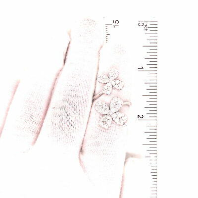 18K Diamond Pave Double Butterfly Ring White Gold