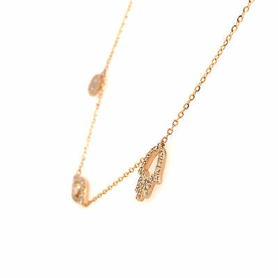 14K Diamond Eye, Circle, Hand Hamsa Necklace Yellow Gold