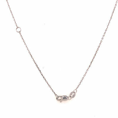 14K Diamond Flower Cluster Diamond by the Yard Necklace White Gold