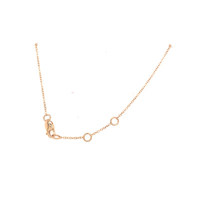 14K Diamond Pave Circle Disc Bracelet Yellow Gold