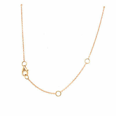 14K Diamond Pave Heart Pendant Necklace Yellow Gold
