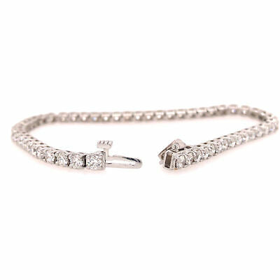 14K Diamond Tennis Bracelet White Gold