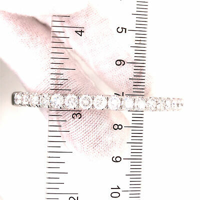 18K 5.0 Carat Diamond Bangle Bracelet White Gold