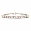 14K Diamond 6.28 Carat Tennis Bracelet White Gold