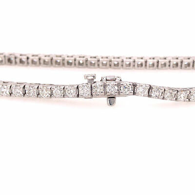 14K Diamond Tennis Bracelet White Gold