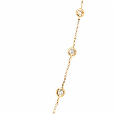 Diamond By The Yard Necklace in 14K Yellow Gold