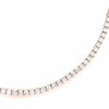 14K Diamond Tennis Adjustable Length Necklace White Gold
