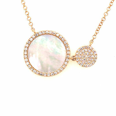 Color Blossom Necklace, Yellow Gold, White Mother-Of-Pearl And Diamonds -  Collections