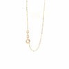 14K Diamond Letter 'A' Necklace Yellow Gold